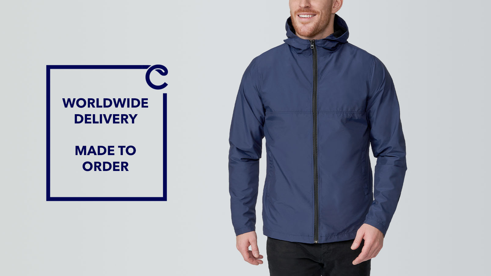 Personalised rain sales jacket